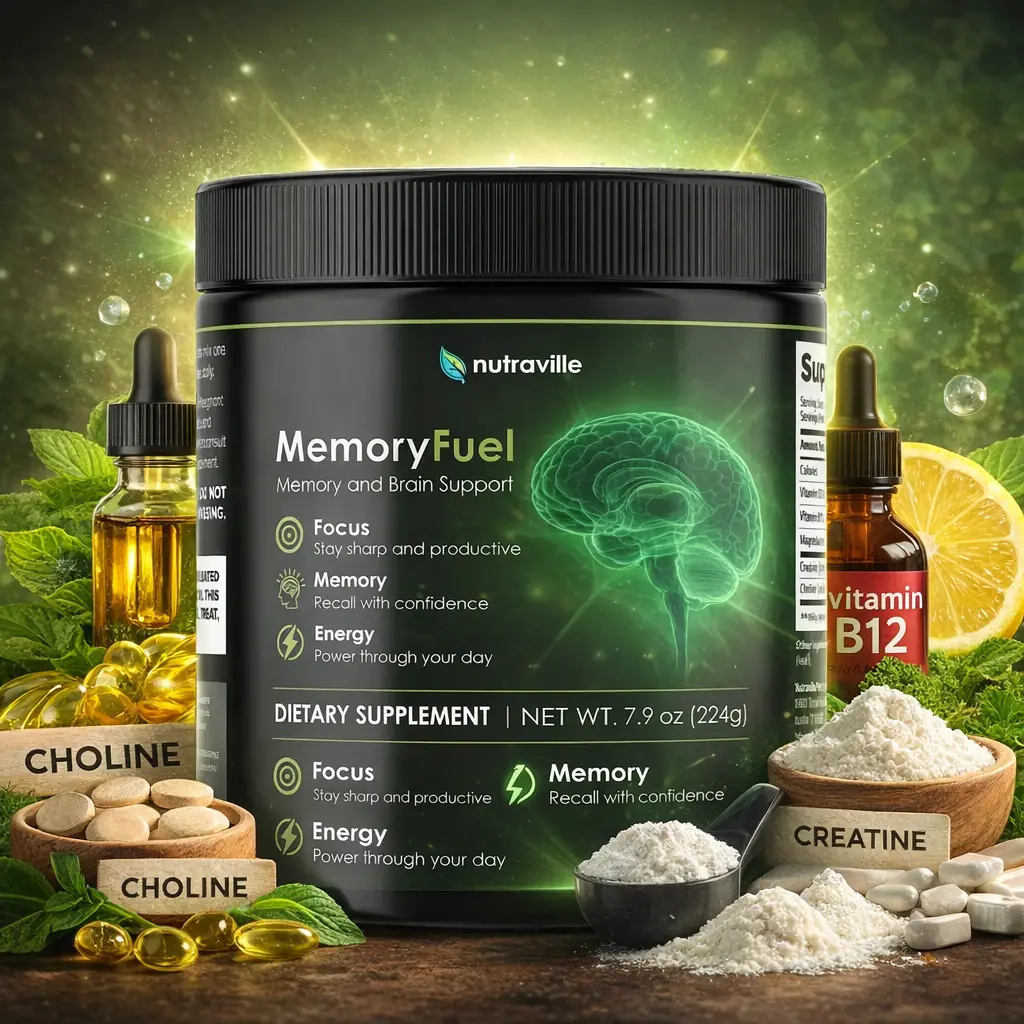 MemoryFuel Brain Health Supplement for Memory and Focus